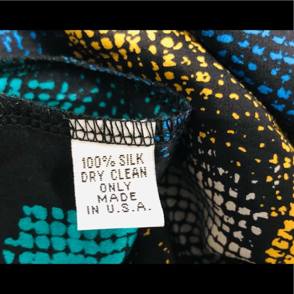 Alice & Trixie 100%Silk Dress Tunic size S Floral summer long sleeves - Picture 10 of 14